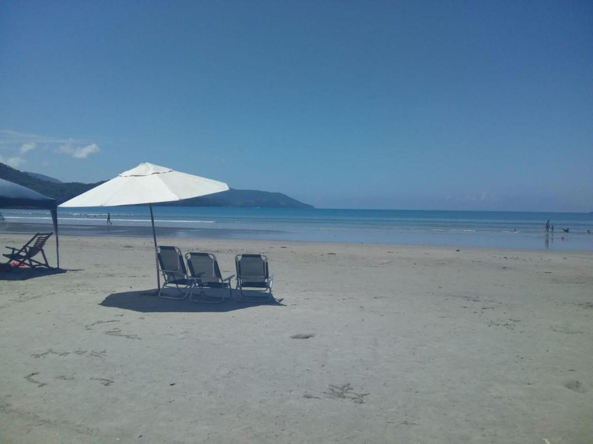 Confortavel Apto.Com Piscina Para 8 Pessoas-Ubatuba-Enseada Kültér fotó