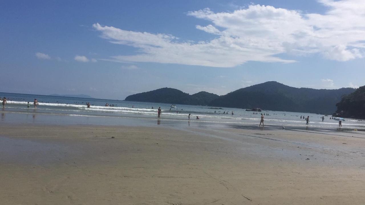 Confortavel Apto.Com Piscina Para 8 Pessoas-Ubatuba-Enseada Kültér fotó